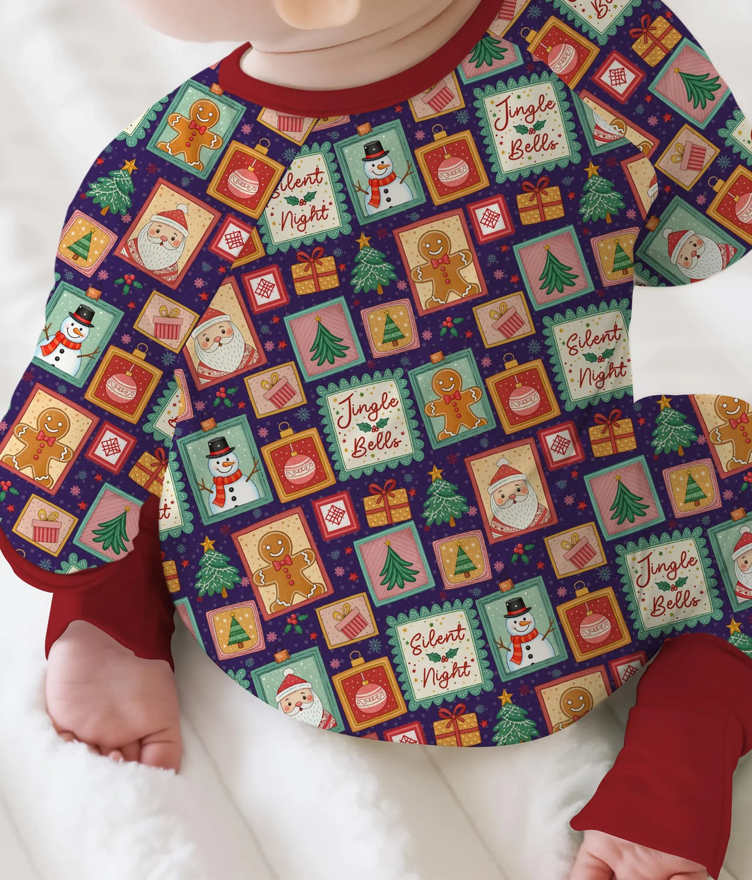 Gerippte Babykleidung mit individuellem Foto - Weich &amp; Skizzenhaft