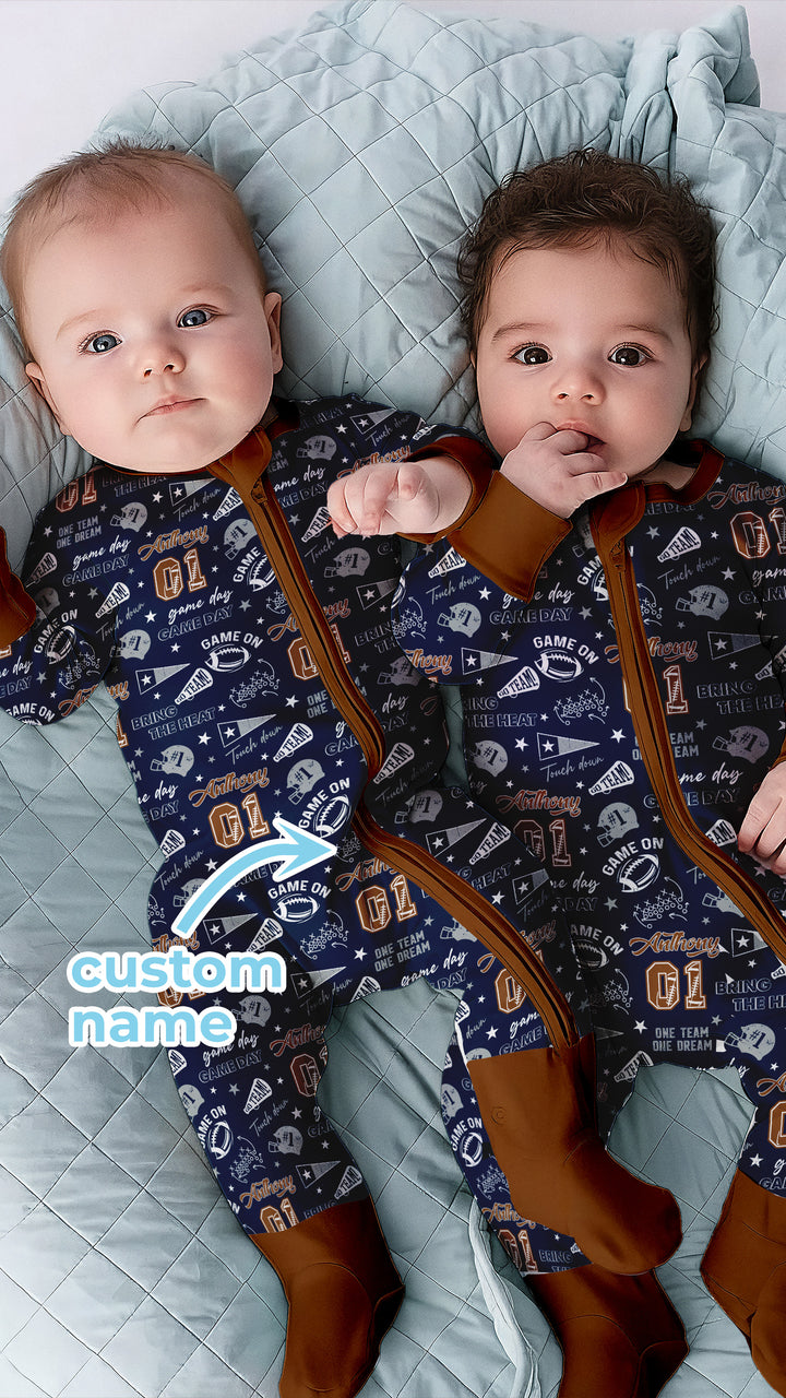 Custom Name Football Game Day Convertible Zippy