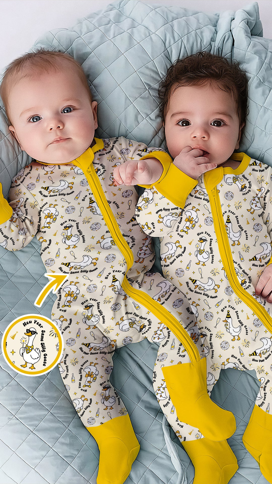 New Year Silly Goose Convertible Zippy