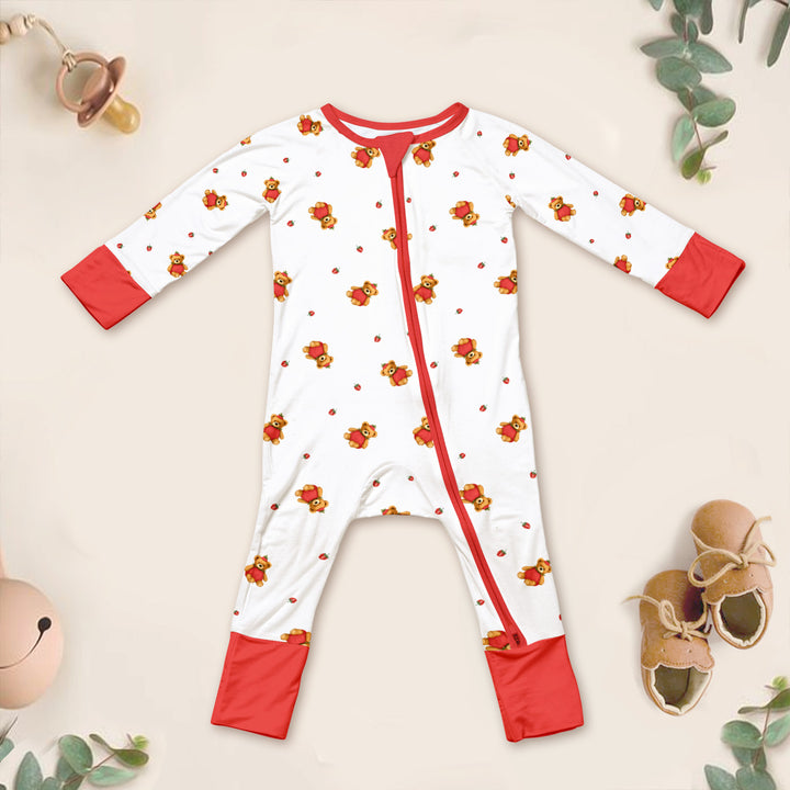 Honey Berry Teddy Bear Bamboo Pajama for Baby