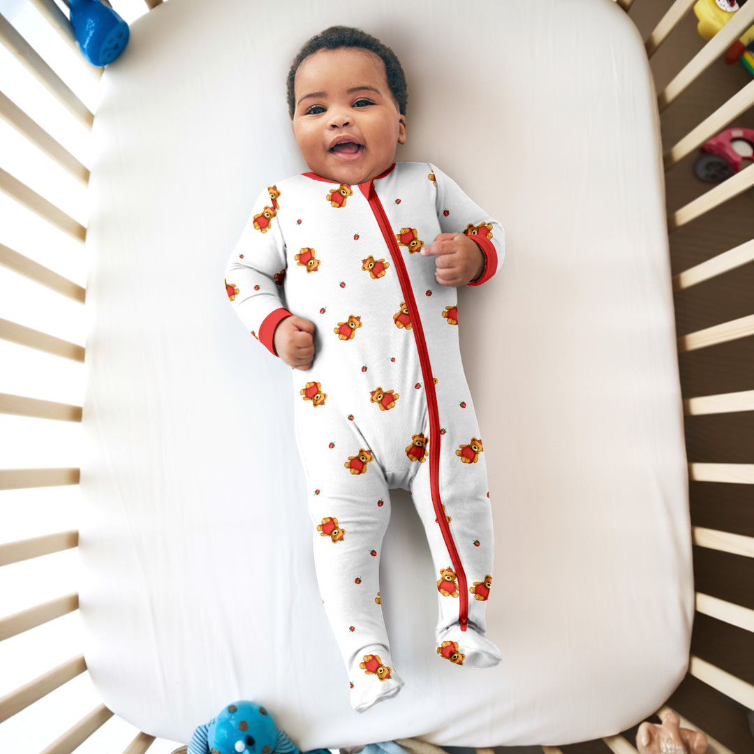 Honey Berry Teddy Bear Bamboo Convertible Zippy