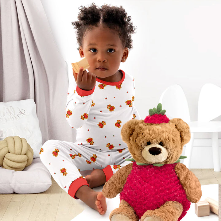 Honey Berry Teddy Bear Bamboo Pajama for Baby