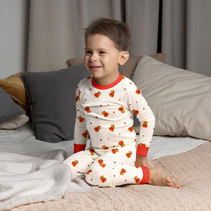 Honey Berry Teddy Bear Bamboo Pajama for Baby