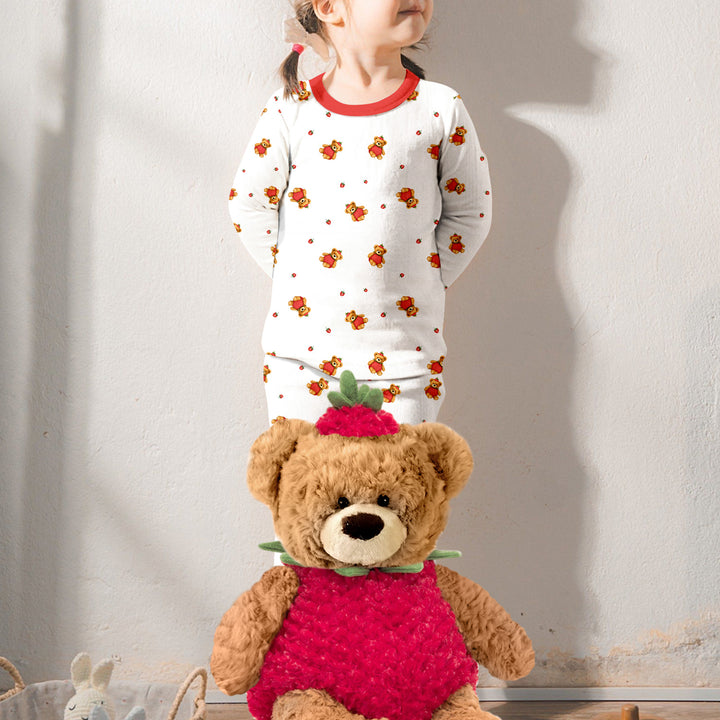 Honey Berry Teddy Bear Bamboo Pajama for Baby
