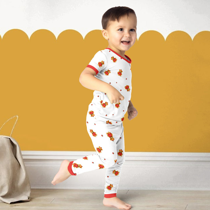 Honey Berry Teddy Bear Bamboo Pajama for Baby