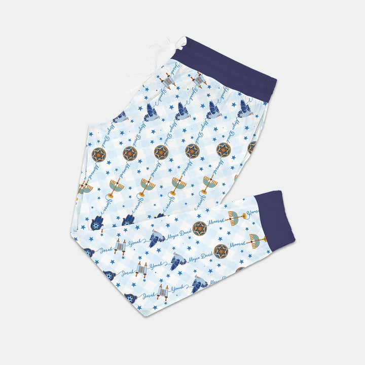 Hanukkah Festival Matching Family Custom Women Pajama Set