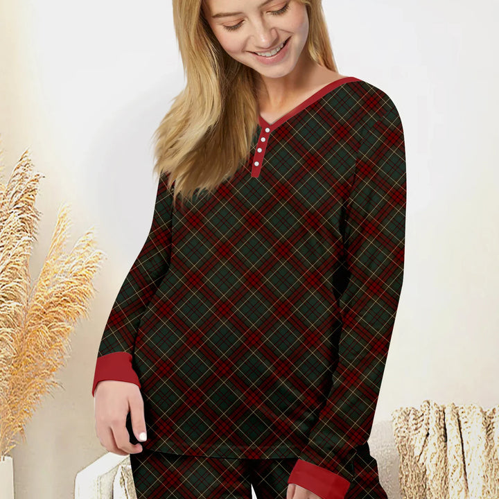 Merry Plaids Women Pajama Set