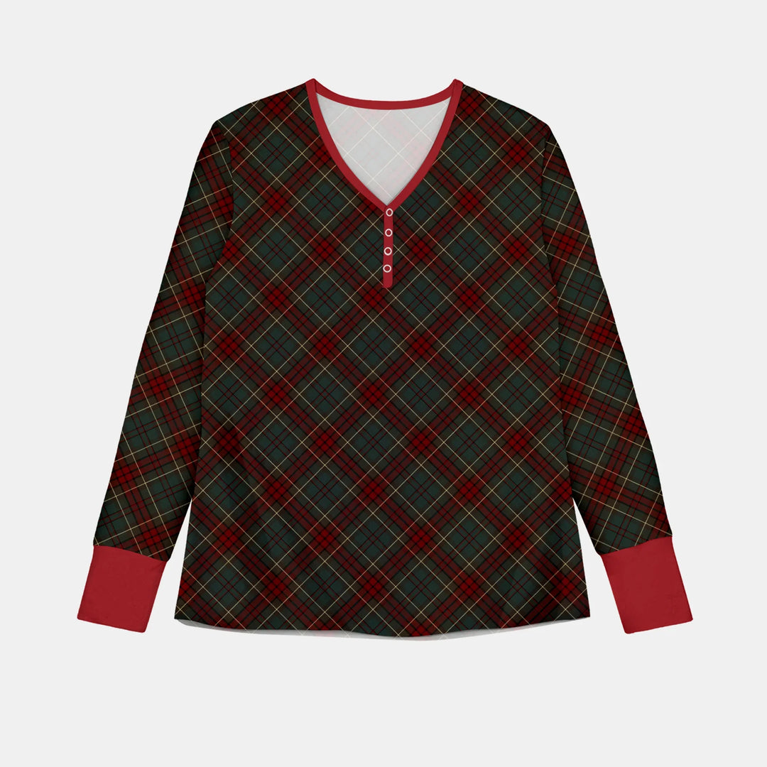 Merry Plaids Women Pajama Set