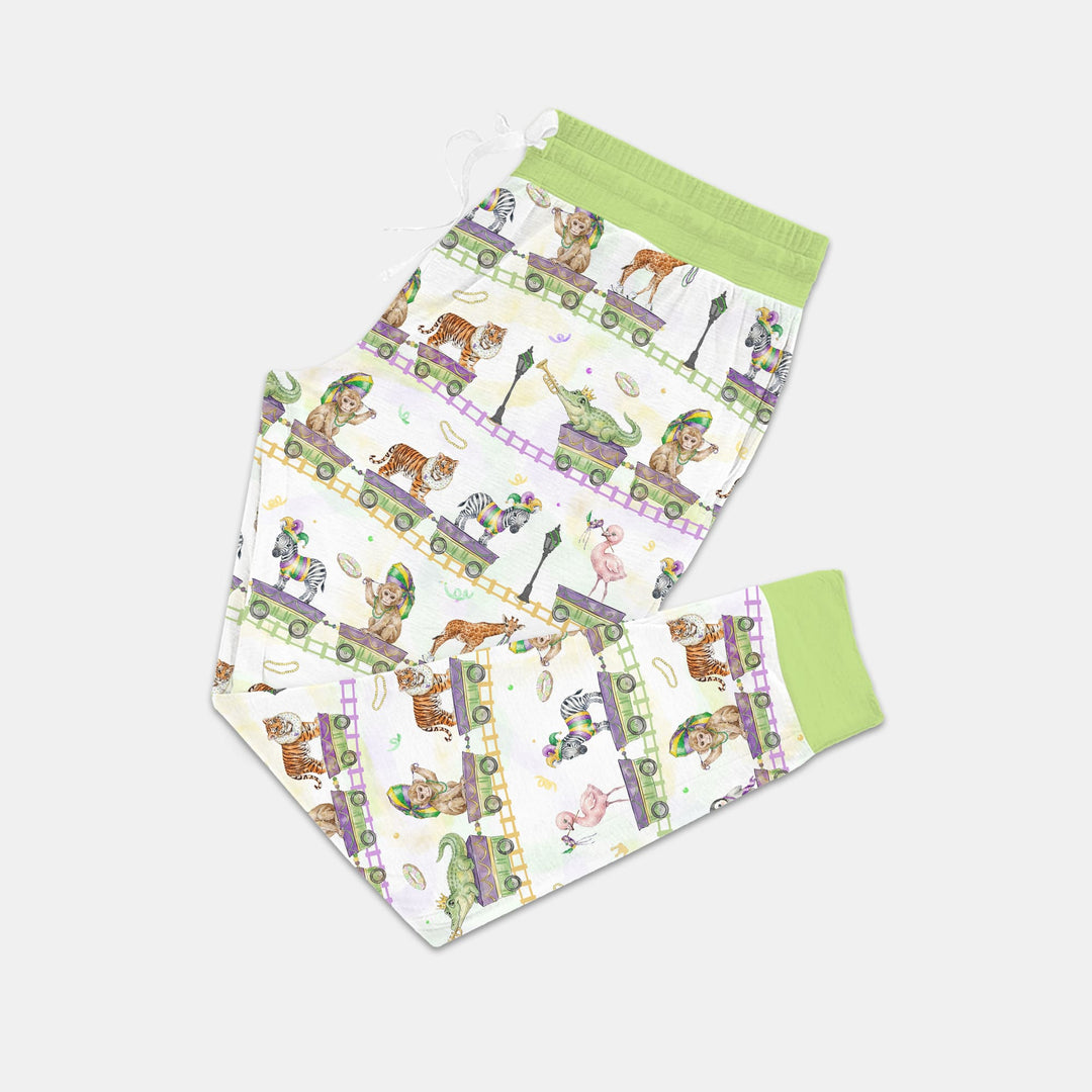 Mardi Gras Jungle Krewe Women Pajama Set