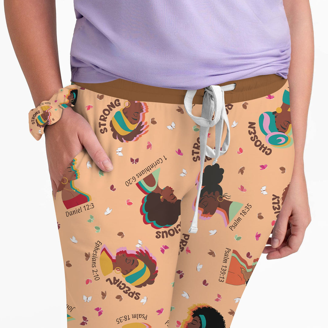 Empowered African Girl Women Pajama Set