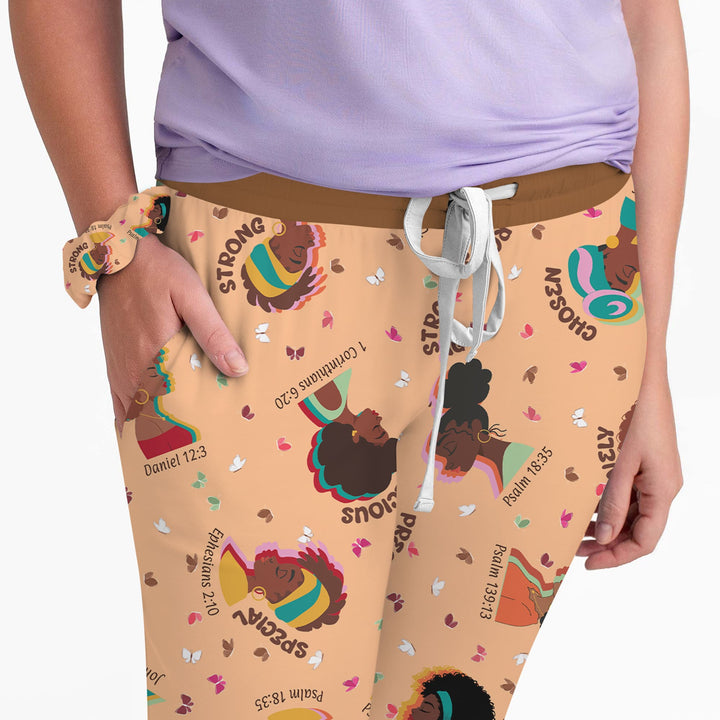 Empowered African Girl Women Pajama Set