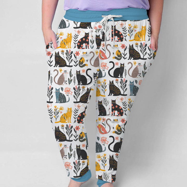 Botanical Cats Women Pajama Set