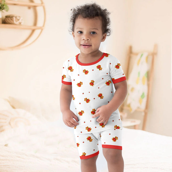 Honey Berry Teddy Bear Bamboo Pajama for Baby