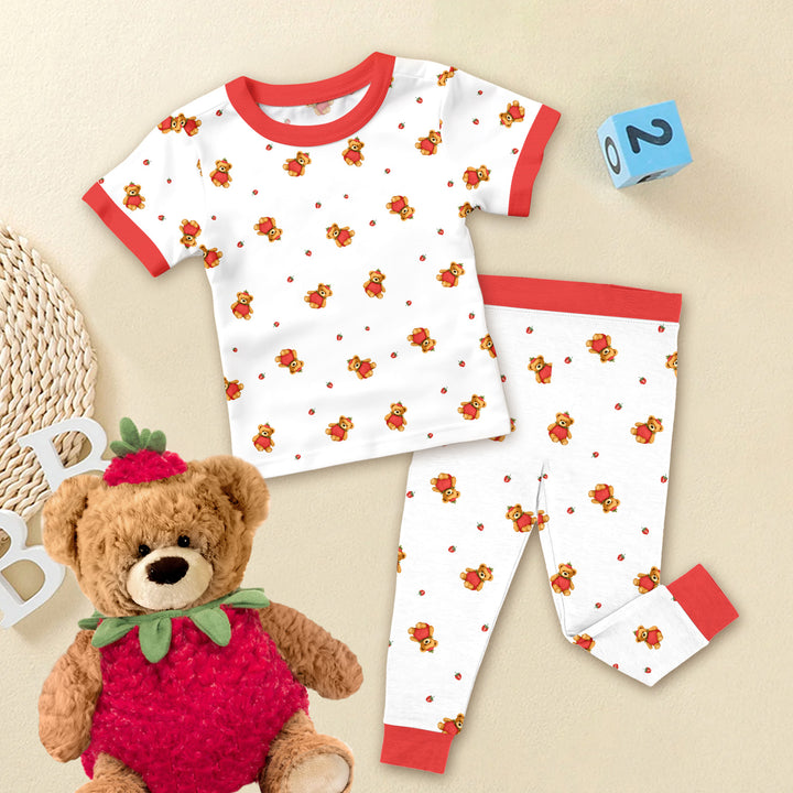 Honey Berry Teddy Bear Bamboo Pajama for Baby