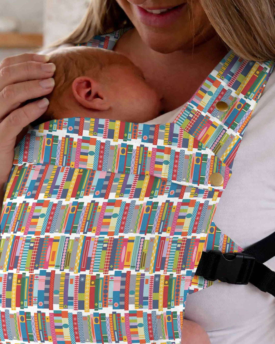 Rainbow Bookshelf Baby Carrier