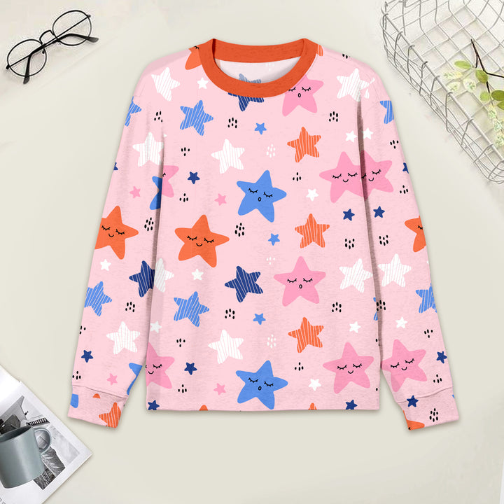 Pink Stars Bamboo Outfit for Men – Fun and Comfortable