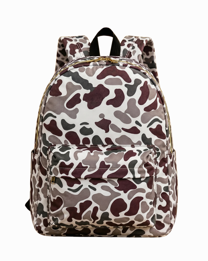 Custom Name Coquette Bow Embroidered Backpack