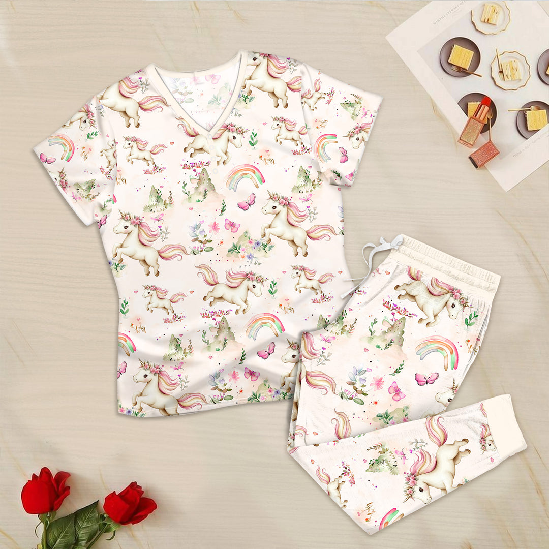 Beige Unicorn Bamboo Outfit for Women – Subtle and Enchanting