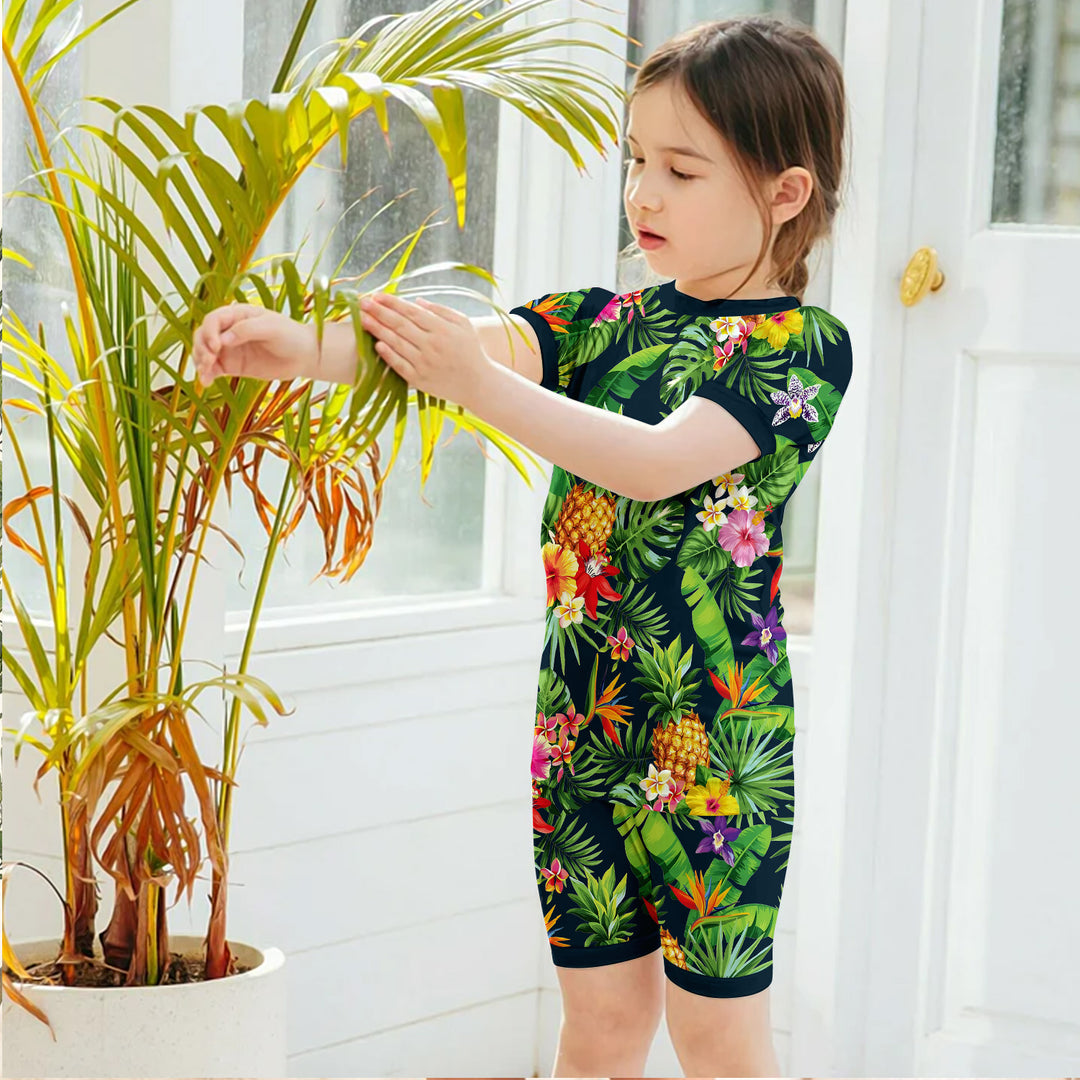 Green Garden Bamboo Outfit for Kids – Fresh and Playful