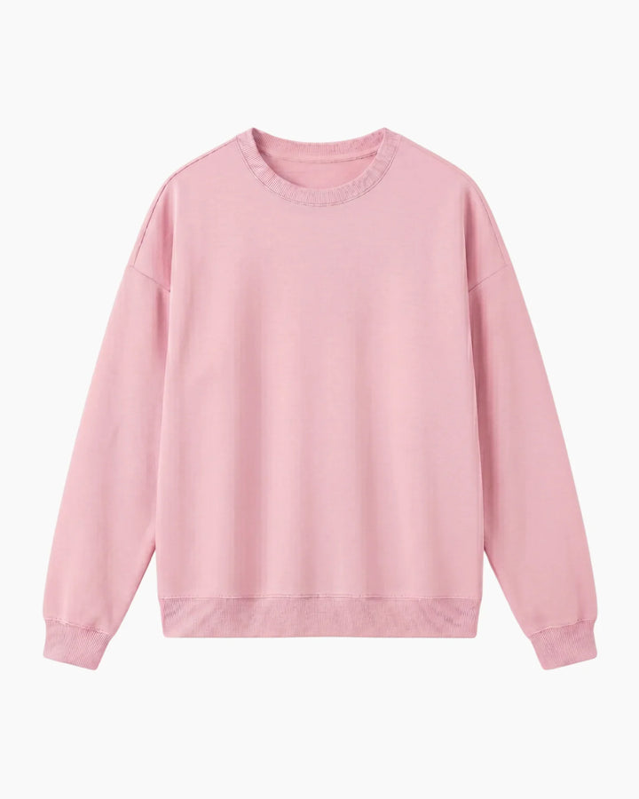 Solid Color Bamboo Adult Crewneck Sweatshirt