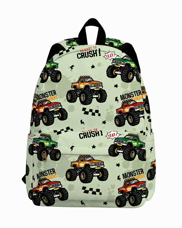 Custom Name Coquette Bow Embroidered Backpack