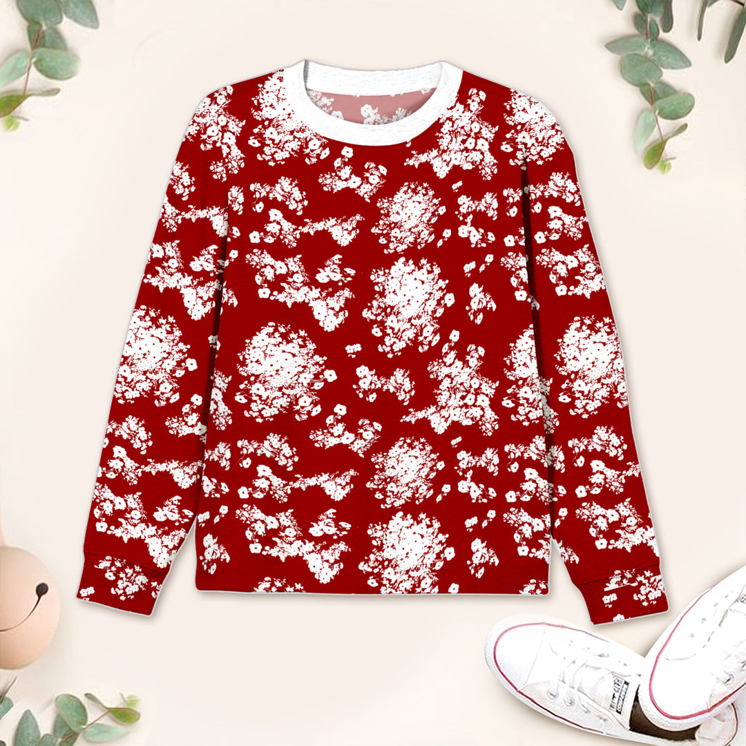 Red Bloom Bamboo Outfit for Kids – Bold and Beautiful