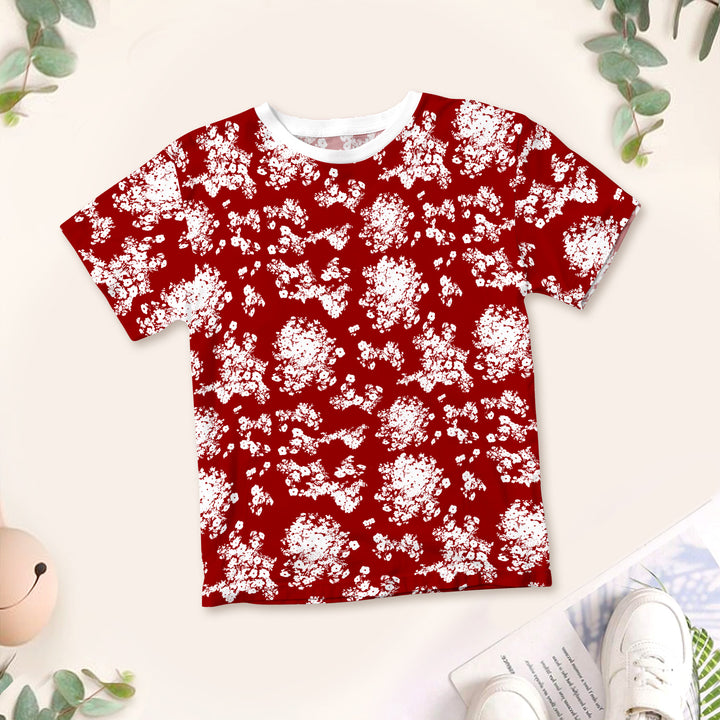 Red Bloom Bamboo Outfit for Kids – Bold and Beautiful