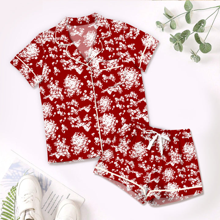 Red Bloom Bamboo Outfit for Kids – Bold and Beautiful
