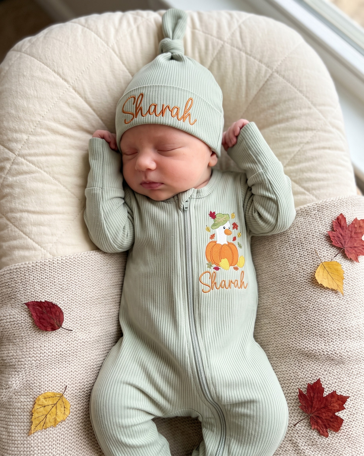 Gerippte Babykleidung mit individuellem Foto - Weich &amp; Skizzenhaft