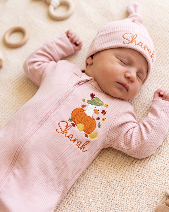 Gerippte Babykleidung mit individuellem Foto - Weich &amp; Skizzenhaft