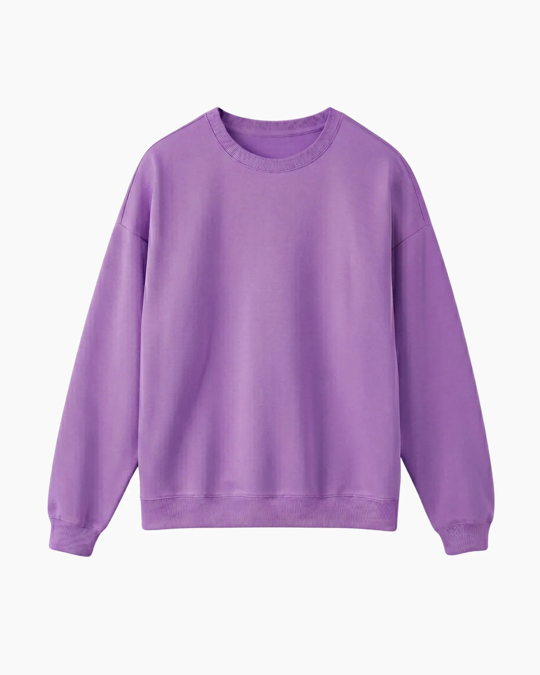 Solid Color Bamboo Adult Crewneck Sweatshirt