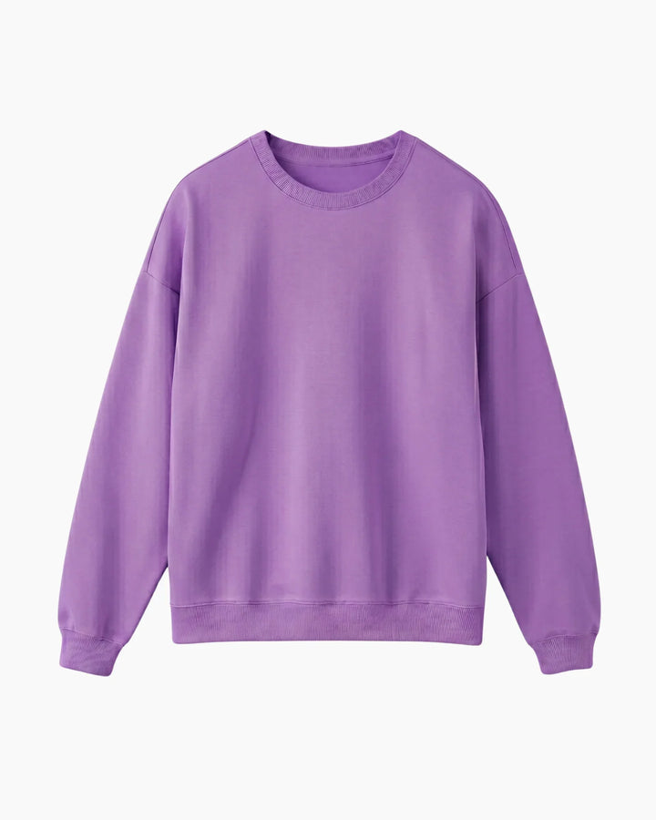 Solid Color Bamboo Adult Crewneck Sweatshirt