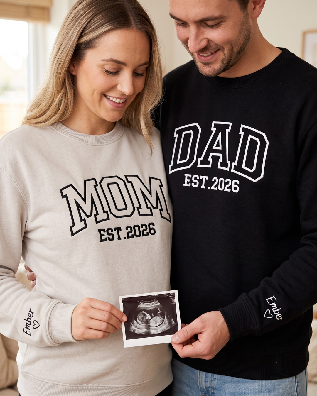 Plantilla de Sudadera de Cuello Redondo de Bambú para Mujer