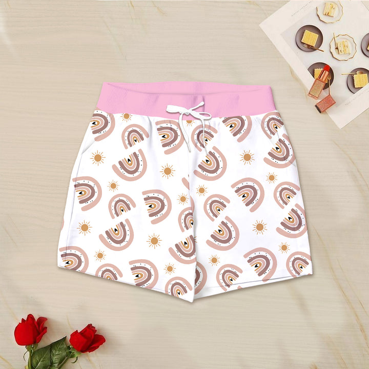 Pink Rainbow Bamboo Outfit for Women – Cheerful and Cozy