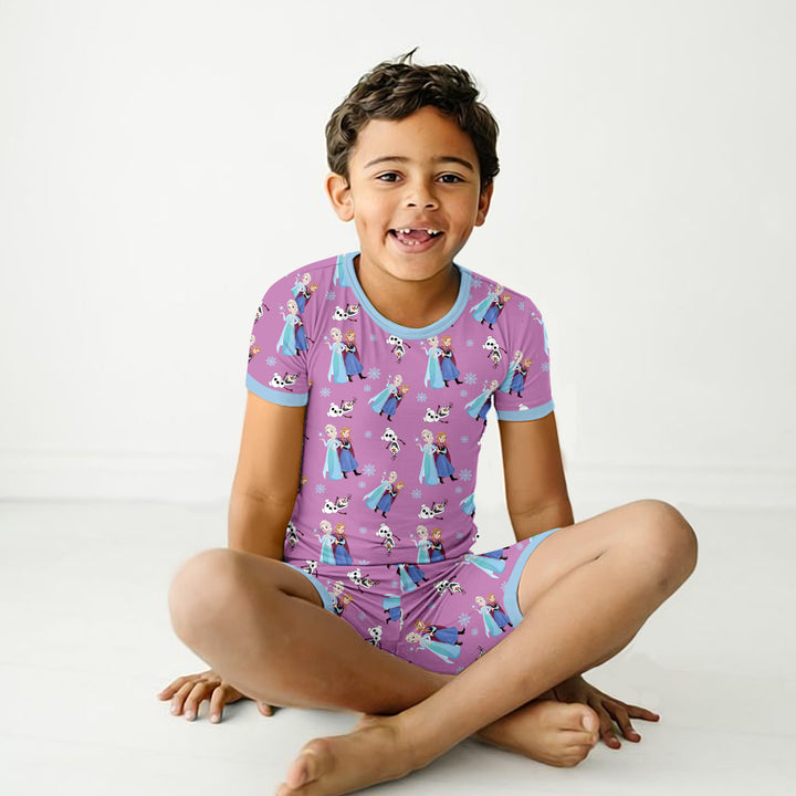 Purple Princess Bamboo Outfit for Kids – Playful and Regal