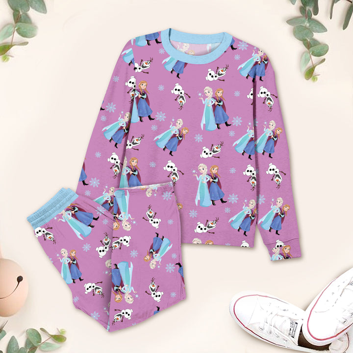 Purple Princess Bamboo Outfit for Kids – Playful and Regal