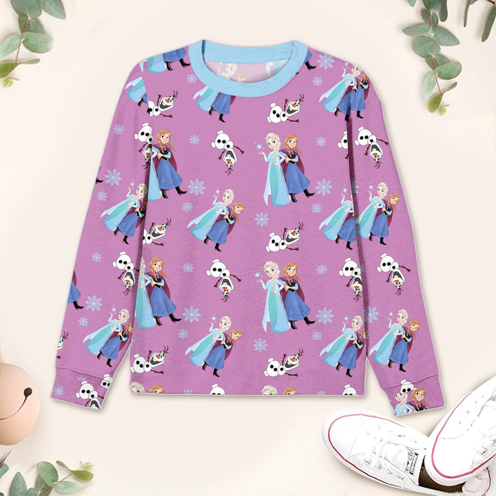 Purple Princess Bamboo Outfit for Kids – Playful and Regal