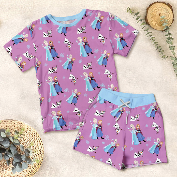 Purple Princess Bamboo Outfit for Kids – Playful and Regal