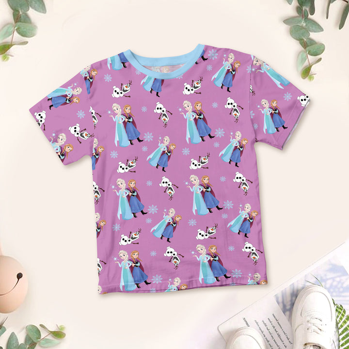 Purple Princess Bamboo Outfit for Kids – Playful and Regal