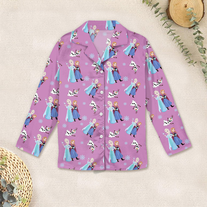 Purple Princess Bamboo Outfit for Kids – Playful and Regal