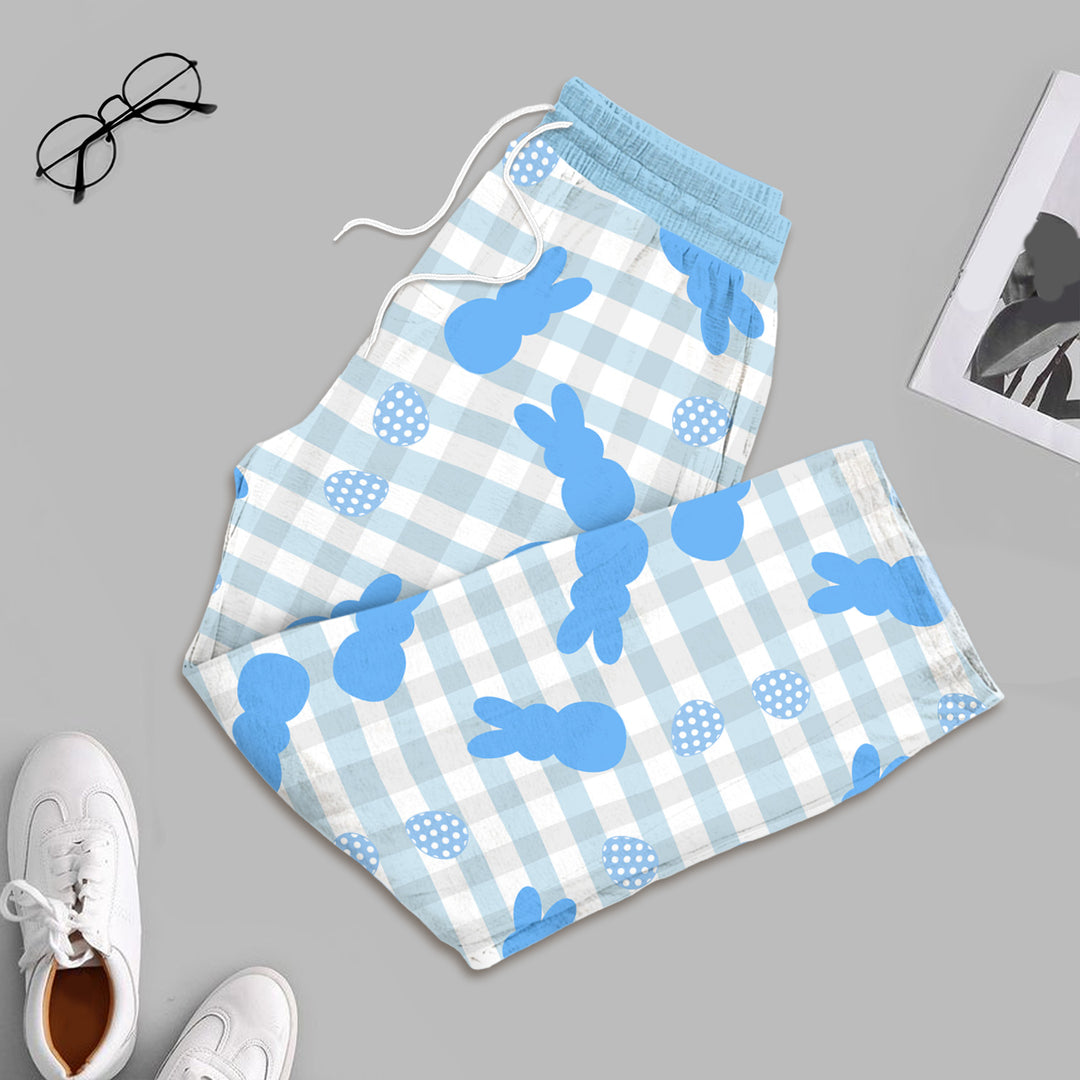 Blue Bunny Bamboo Outfit for Men – Lighthearted and Comfy