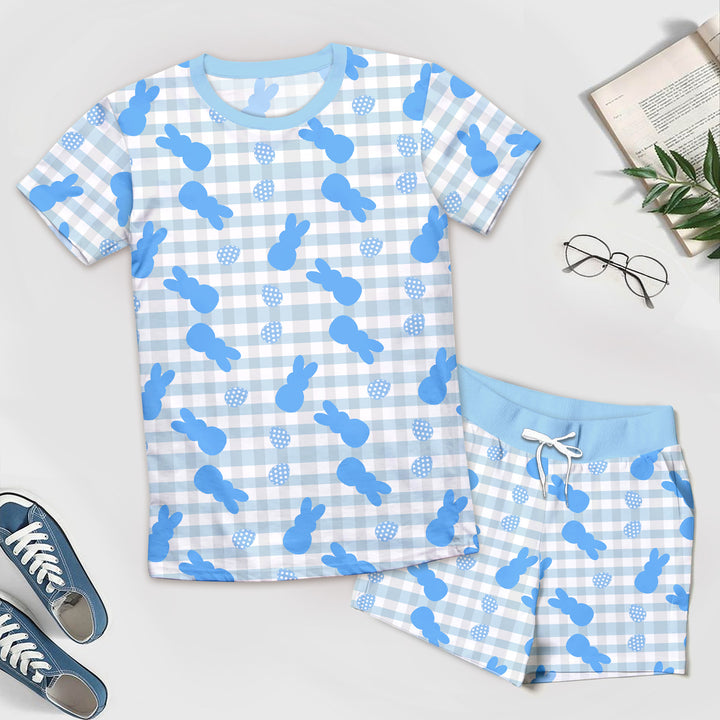 Blue Bunny Bamboo Outfit for Men – Lighthearted and Comfy