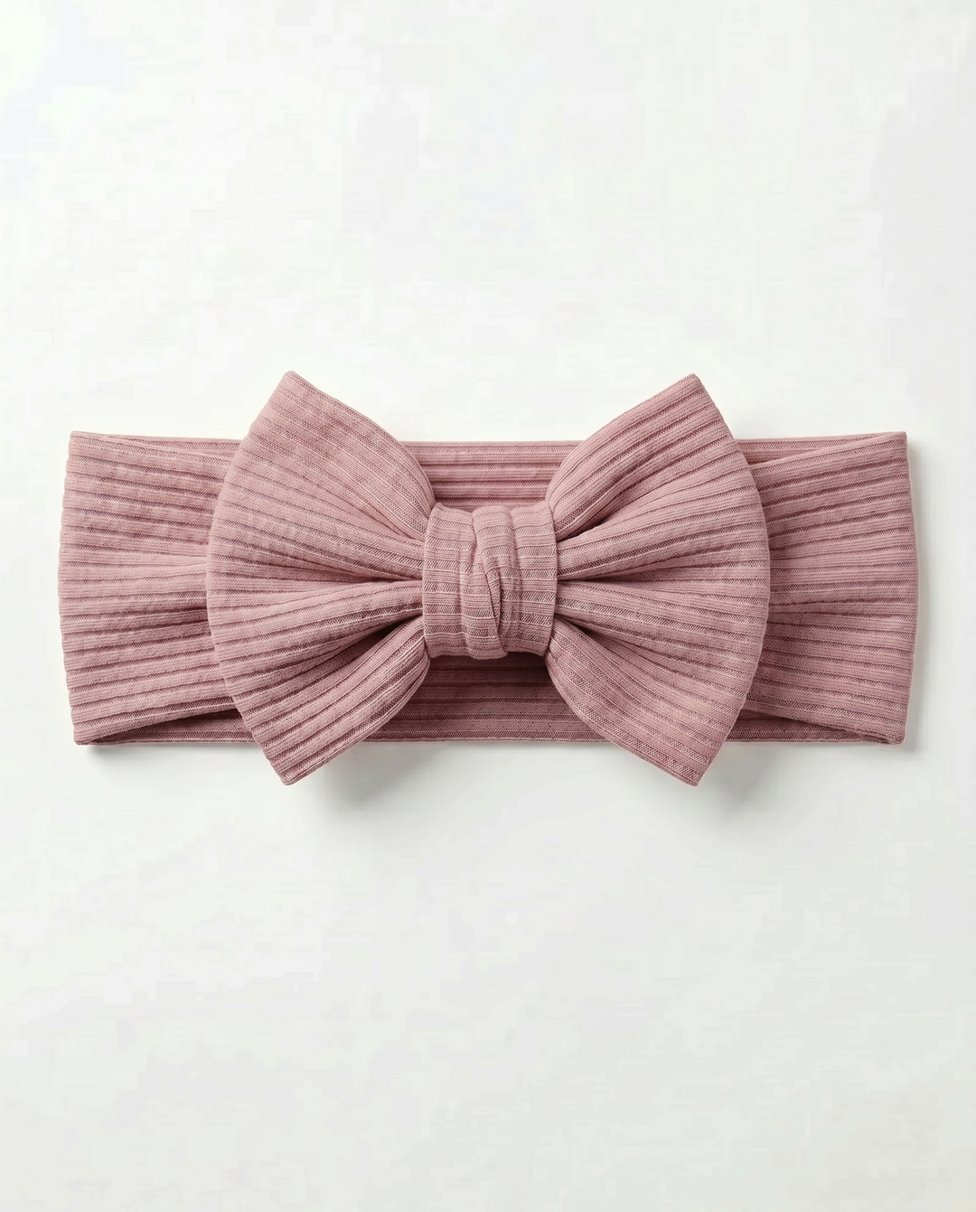 Ribbed Bamboo Luxe Bow Headband