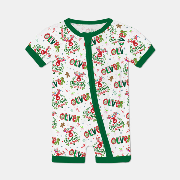 Custome Name "Whimsical Little Green" Shorty Zippy