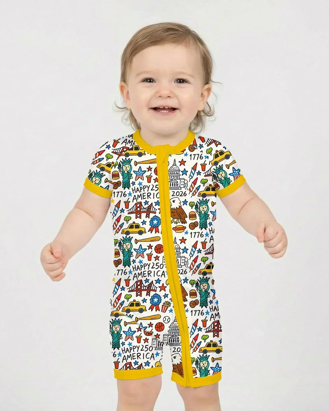 Doodle America 250th Anniversary Family Shorty Zippy