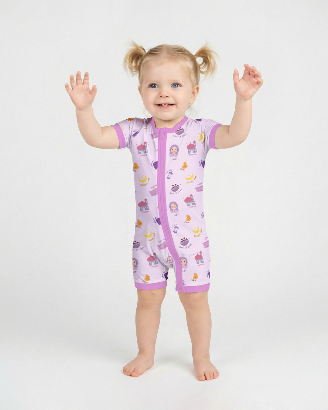 Cute Ramadhan Mubarak Shorty Zippy