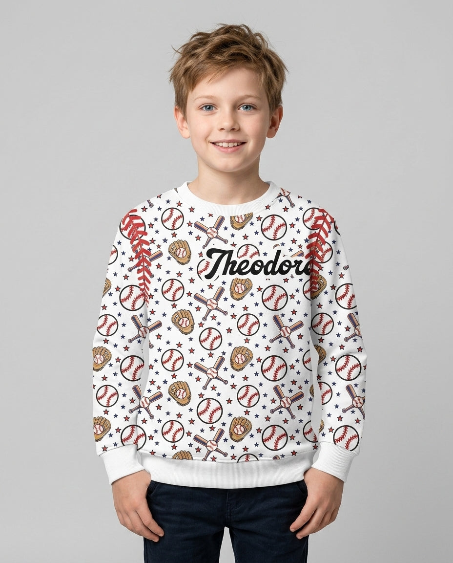 Custom Template Bambus-Rundhals-Sweatshirt