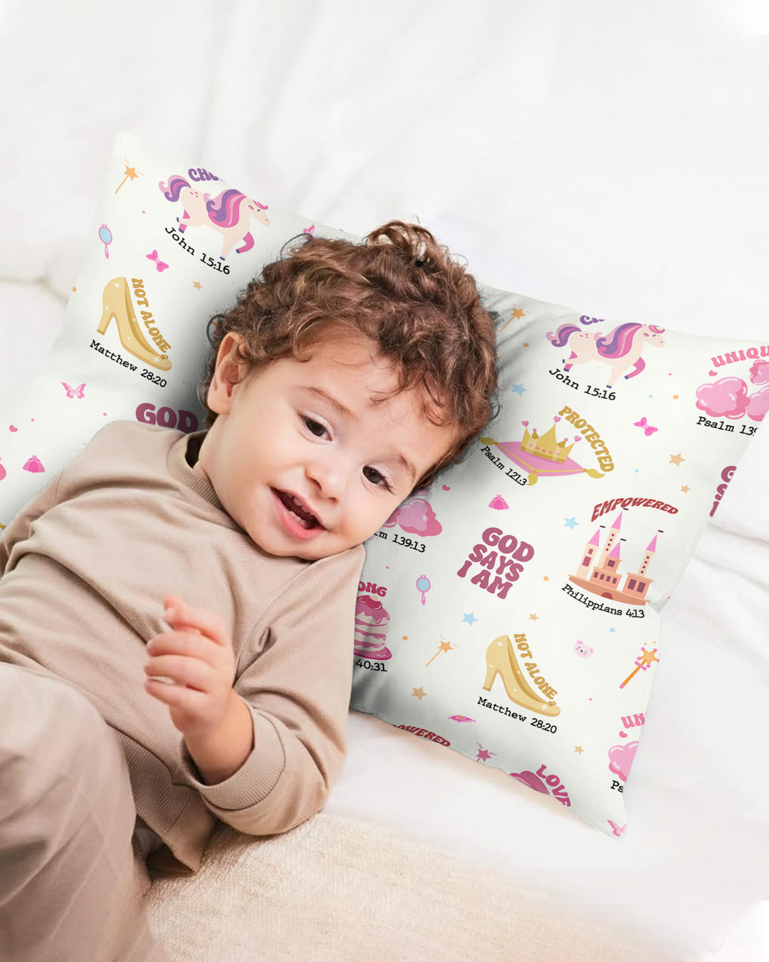 God Says I Am Girl Pillow Case