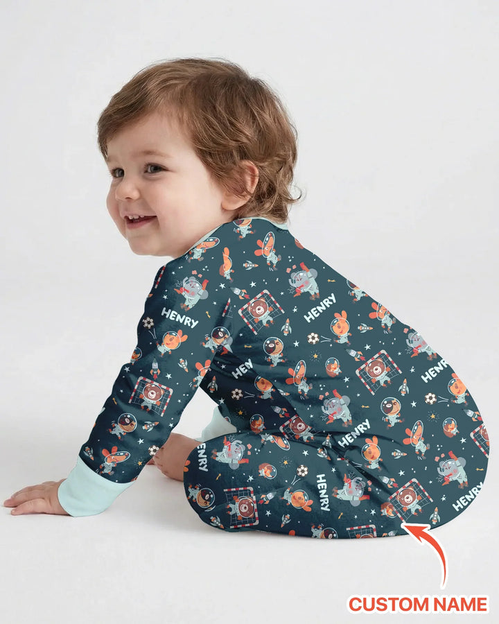 Space Soccer Bamboo Convertible Zippy