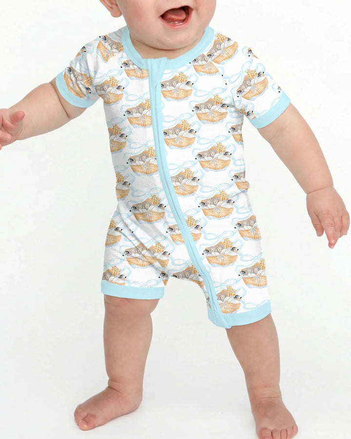 Noah's Ark Bamboo Shorty Zippy